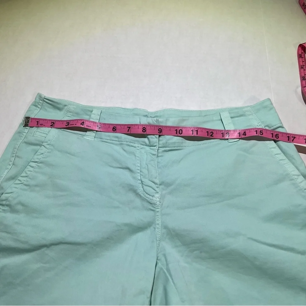 Vineyard Vines Mint Green Shorts Womens Size 4 Chino Stretch Preppy Style
